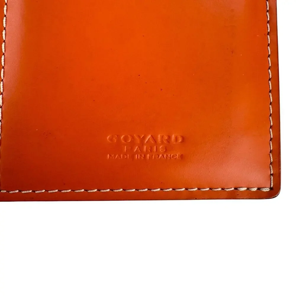 Goyard Saint-Roch Orange Bifold Wallet